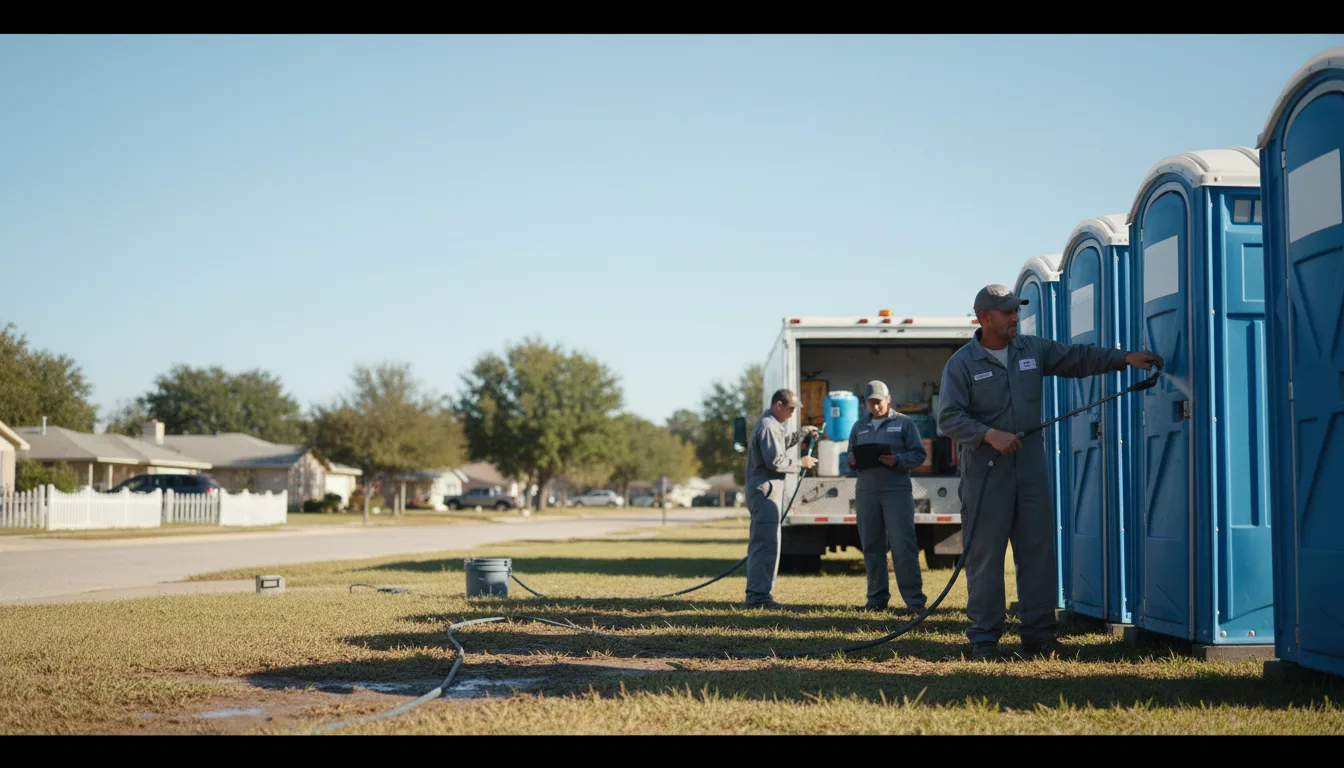 Long-Term Portable Toilet Rental in Barstow, TX near me